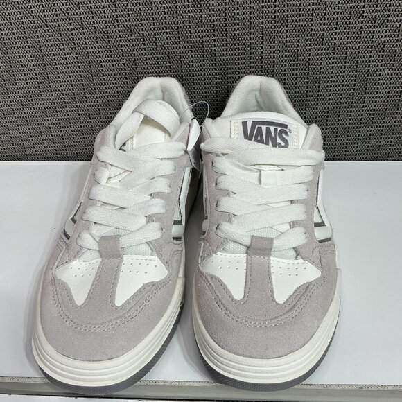 Vans Mens/Womens Suede Skate Shoes Gray & White Size 6.5 Mens/8.0 Womens - Picture 2 of 7